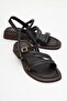 Cesar Brown Genuine Leather Women's Sandals