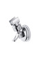 Shower Head Holder, Suction Cup Mount, Adjustable, Plastic, Silver