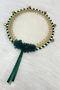 Green Bride Bridesmaid Tefi, Flower and Sultan Stone, Wedding Henna Night Bride Circumcision Party Defi 1 Piece - 2