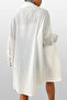 Cool Women's White Oversize Shirt - 4