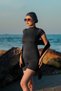 Boned Short Jumpsuit Swimsuit / Pool Sea Swimsuit Jumpsuit / Leggings Jumpsuit Swimsuit - 3