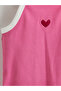 Fuchsia Halter Neck Girls' Undershirt 2-Piece Set - 4