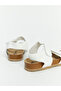 Lcw Steps White Velcro Baby Girl Sandals - 4