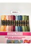 Losiya Paris Muline Thread Set Etamine Thread Cross Stitch Thread Set 12 Colors Koton - 2