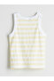 Lcw Crew Neck Girl's Crop Undershirt - 3