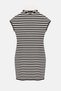Minikleid mit halbrolliertem Ausschnitt - 5