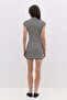 Minikleid mit halbrolliertem Ausschnitt - 6