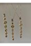 Y Model High Quality Colorful Stone Necklace (Gold) - 3