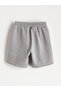 Lcw Kids Gray Basic Boys' Shirt and Shorts 2-Piece Set - 5