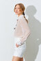 Polka Dot Chiffon Blouse with Stone Ribbon Detail |   Ek1001718191 - 5