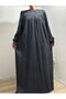 Robadan Long Sleeve 100% Viscose Push Flower Mother Dress, Prayer Dress