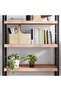 Wall Shelf Light Brown 100x40x(2-6) cm Treated Solid Wood Oak