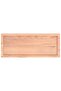 Wall Shelf Light Brown 100x40x(2-6) cm Treated Solid Wood Oak - 4