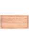 Wall Shelf Light Brown 100x50x(2-4) cm Treated Solid Wood Oak - 5
