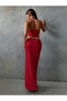 Y2K Summer Red Co-Ord Crush Top Blouse Bottom Skirt Two Piece Set - 2