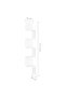Wall Corner Shelf White 20x20x127.5 cm Engineered Wood - 3