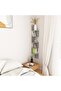 Wall Corner Shelf Concrete Grey 20x20x127.5 cm Engineered Wood - 4