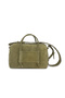 Suede Leather Women's Shoulder Bag from the Tethy Series - Stylish Design with Adjustable Strap - Sagewood - 4
