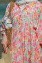 Women's patterned ivy floral dress pink - 6