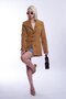 Mustard Tie Detail Blazer Women's Jacket Mg2482 - 4