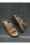 Gold Stone Women's Daily Sandals - 5