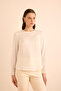 Round Neck Basic Woven Blouse - 5