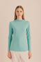 Long Sleeve Bodysuit with Battery Detail at the Collar - 4