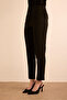 Crepe Trousers with Elastic Waist Detail - 4