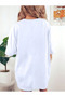 Women's Milano Custom Printed Colorful Long Basic Dress Oversize T-Shirt - 3