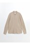Slim Fit Long Sleeve Men's Textured Shirt - 5
