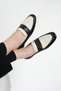 Sabi̇na Pin Trok Detail Genuine Leather Women's Ballet Black - 2