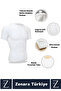 Gynecomastia Erect Posture Chest Belly Tightening Ultra Flexible Men's Undershirt Corset Set of 4 - 3