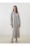 Lcw Grace Striped Linen Look Shirt Dress