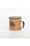 Campers Enamel Mug Mug 350 ml Dark Beige - 2