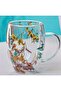 Flower Pattern Double Layer Mug Cup Stylish Durable Coffee Tea Cup Gift Product - 5