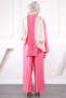 Pink Kimono Modal Pants Set - 3