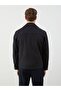 Lcwaikiki Classic Black Shirt Collar Men's Jacket - 5