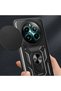 Realme 12 Plus Case Magnetic Stand Sliding Camera Protection Vega Cover - Black - 7