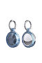 Klfs Airtag 04 Compatible Silicone Keychain-Blue