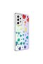 Galaxy A73 Case Klfs M-Blue Patterned Cover - Heart No3