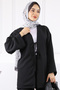 Modal Suit with Black Kimono Pants - 4