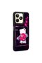 Realme C55 Case Klfs Amas Silicone Cover with Shining Embossed Iconic Figure - Purple - 6