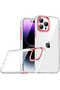 iPhone 14 Pro Compatible Flora Case-Red