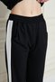 Women's Front and Sleeve Stripe Detailed Modal Fabric Short Sleeve Tracksuit Set - 7