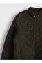 Lcwaikiki Classic Standard Fit Biker Collar Quilted Men's Coat - 8