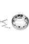D.T 2 Pack Round Euro Profile Escutcheon Set, Polished Chrome - 5