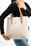 Women's Stone Large Size Handbag 31 X 32 cm - 5