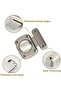 Alise Rotate Bolt Latch Gate Latches Safety Door Slide Lock, MS220U-2P Brushed Finish Pack of 2 - 6