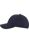 Women's Cotton Flag Logo Label Navy Blue Hat - 3