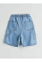 Indigo Boys' Jean Shorts with Elastic Waist - 2